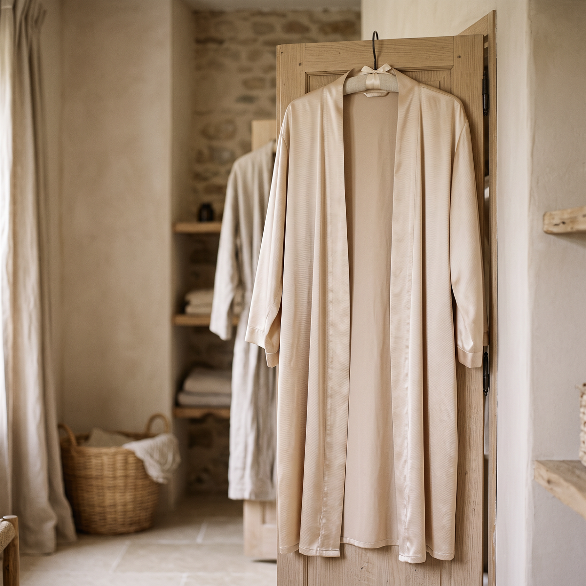 Robe de chambre femme chic : l'élégance à la maison Image