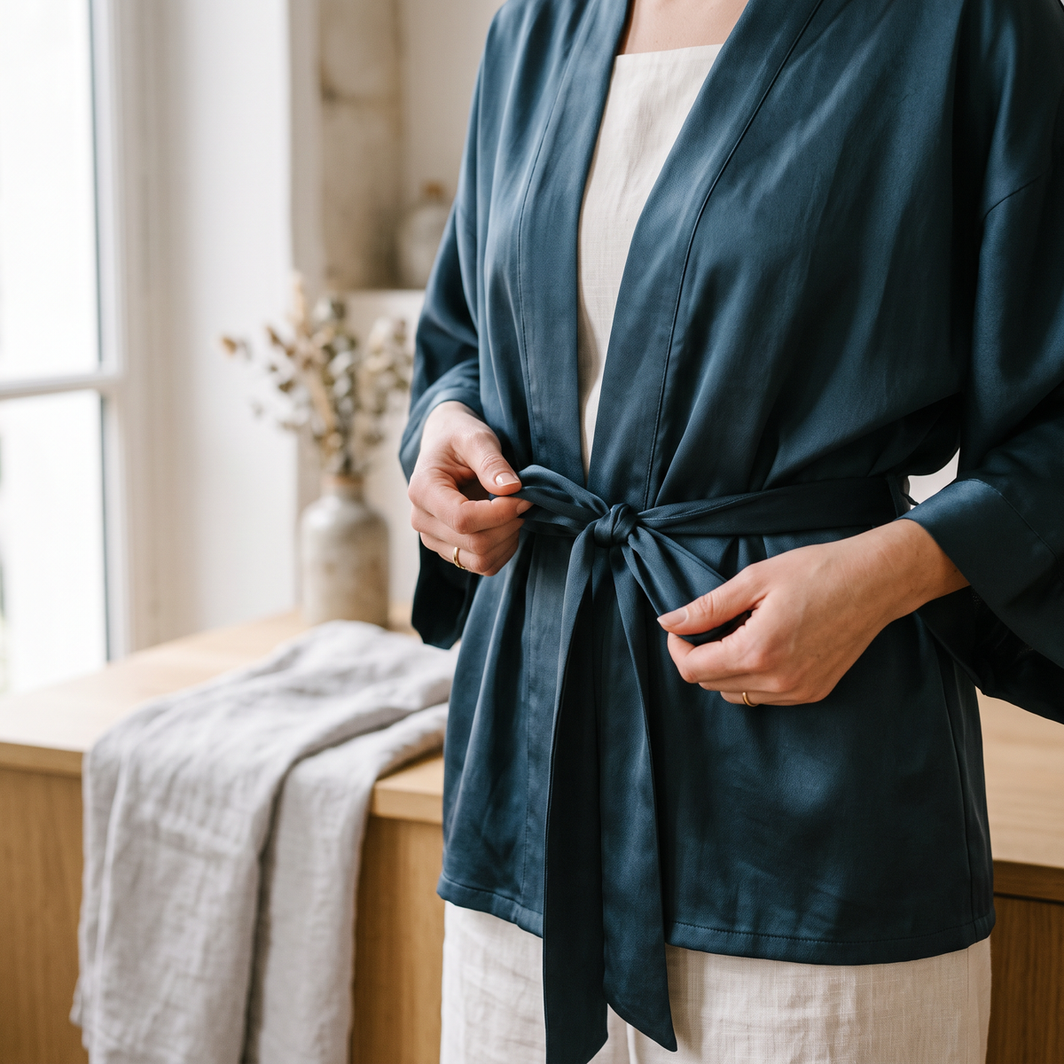 Comment nouer et fermer un kimono