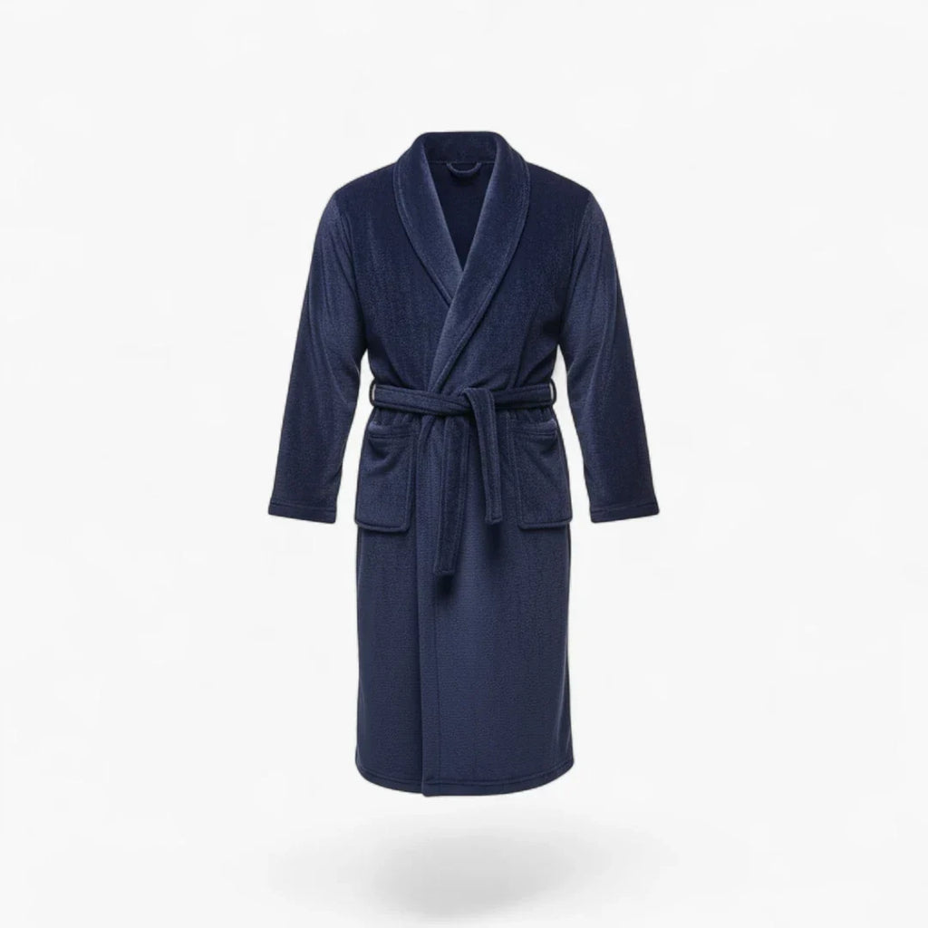 Peignoir de bain polaire homme – Bleu