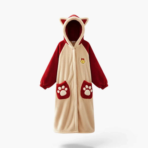 Peignoir Chat Femme