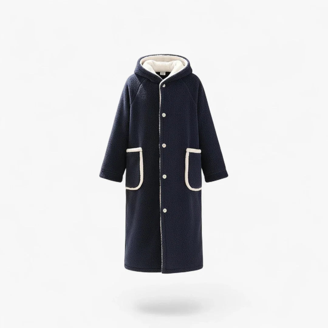 Peignoir De Bain Homme Bleu Marine