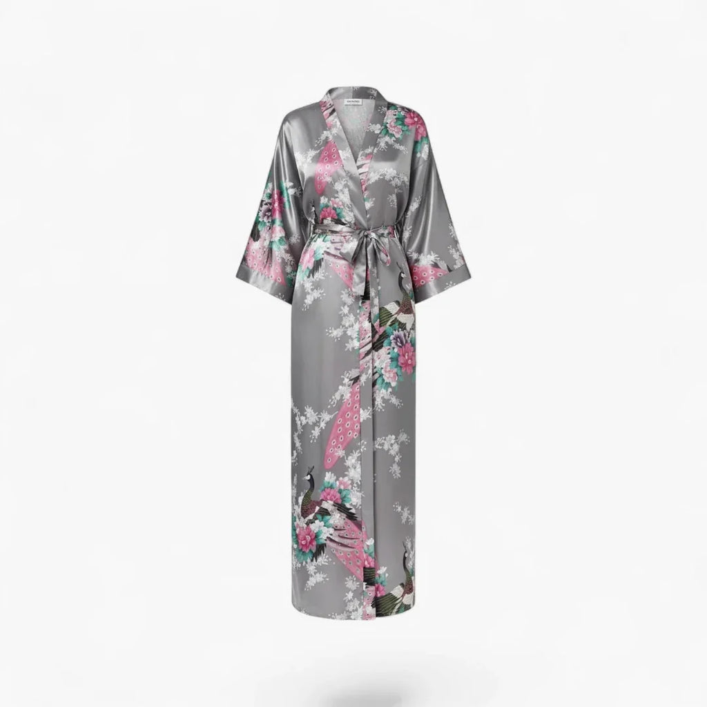 Peignoir Long Satin