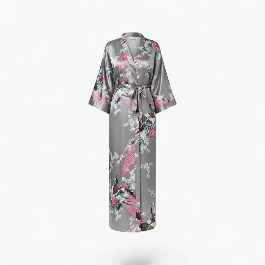 Peignoir Long Satin