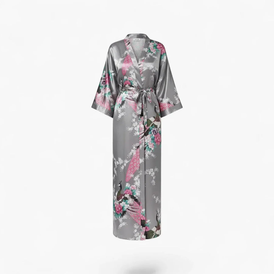 Peignoir Long Satin
