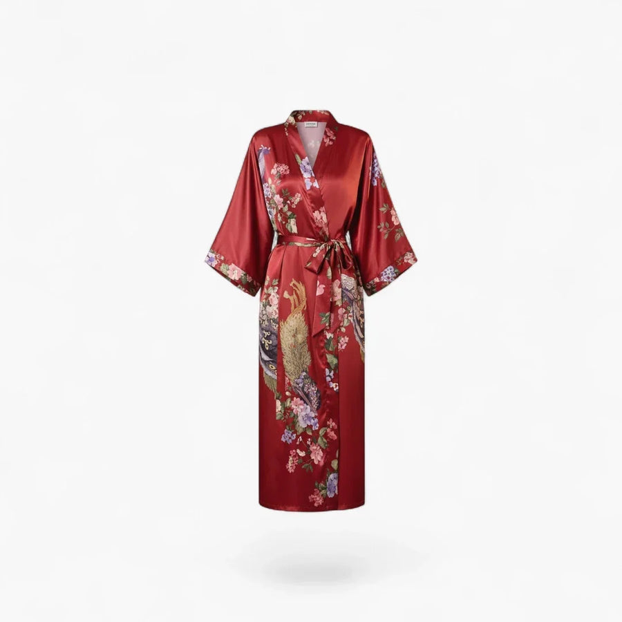 Peignoir Kimono Rouge