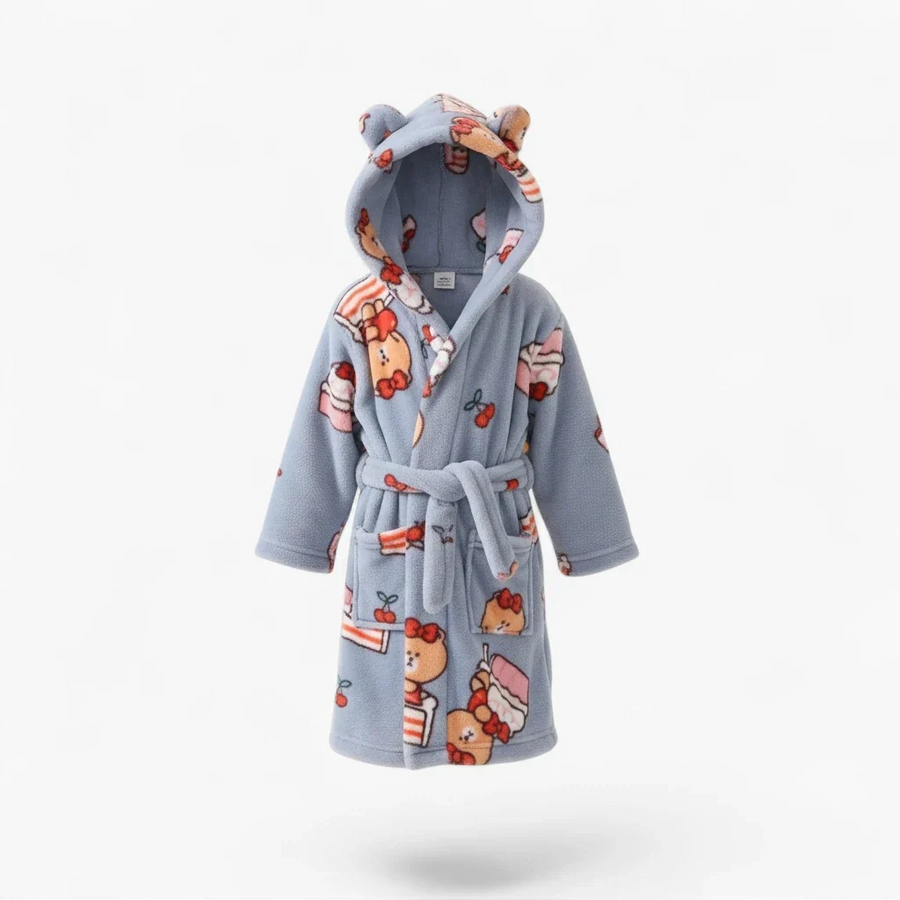 Peignoir Polaire Enfant Ours