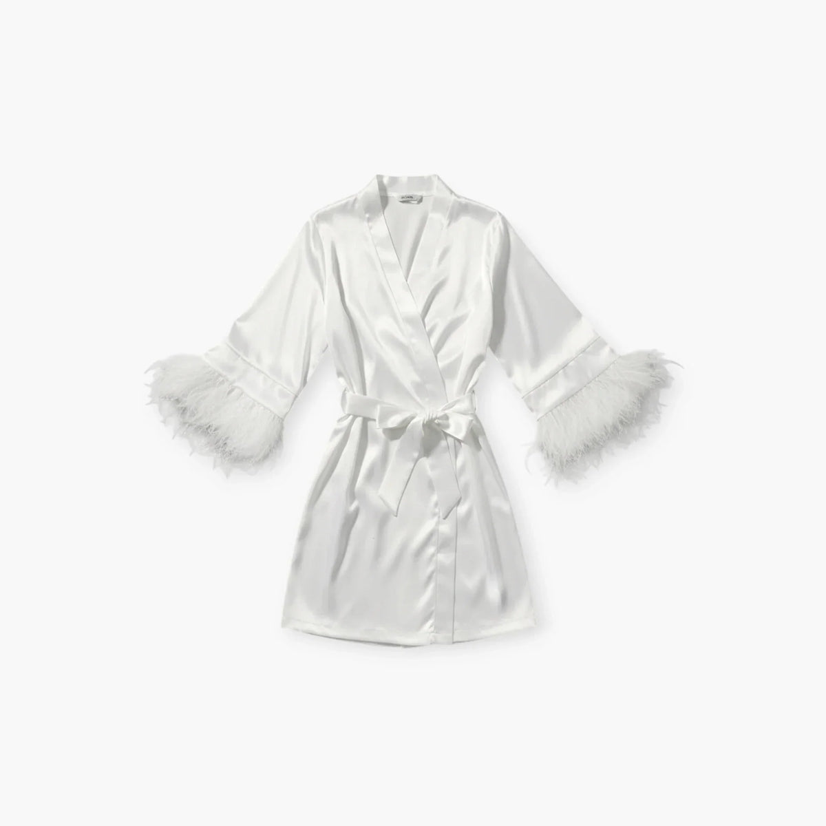 Peignoir Satin Fourrure — photo 4