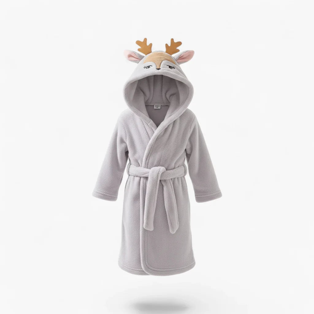 Peignoir Polaire Enfant Cerf