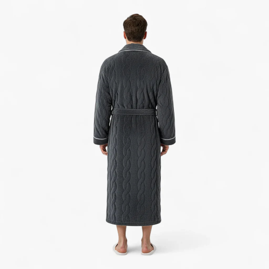 Peignoir De Bain Luxe Homme — photo 3