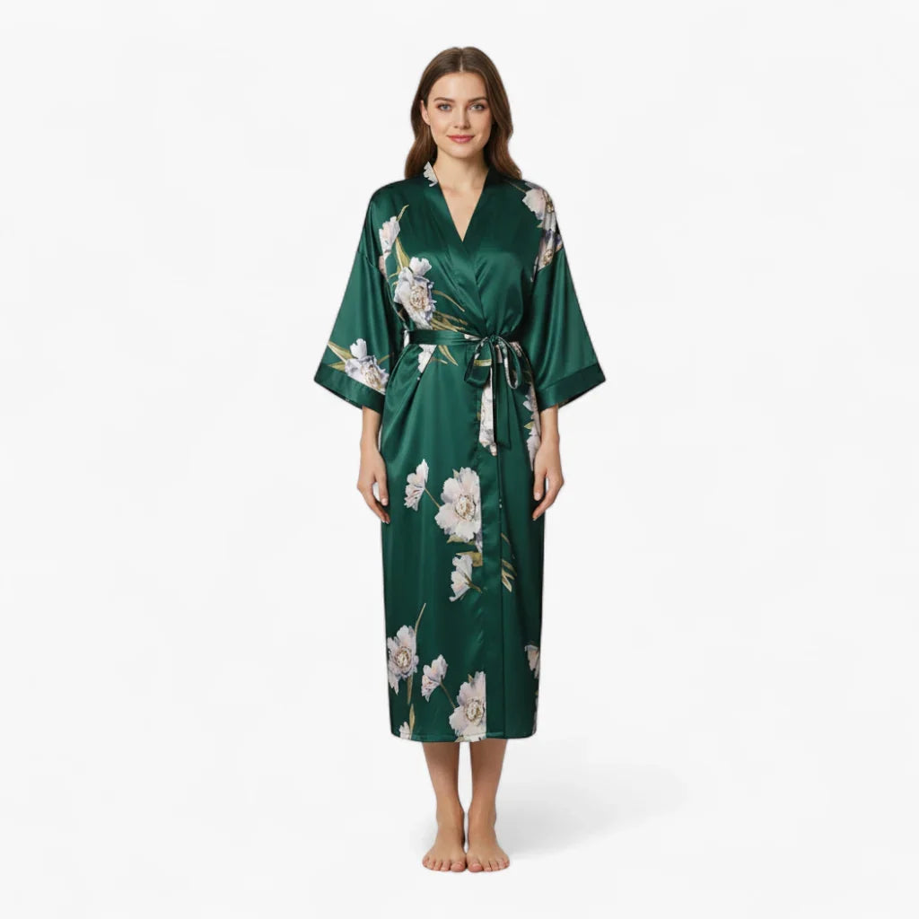 Peignoir Satin Vert — photo 2