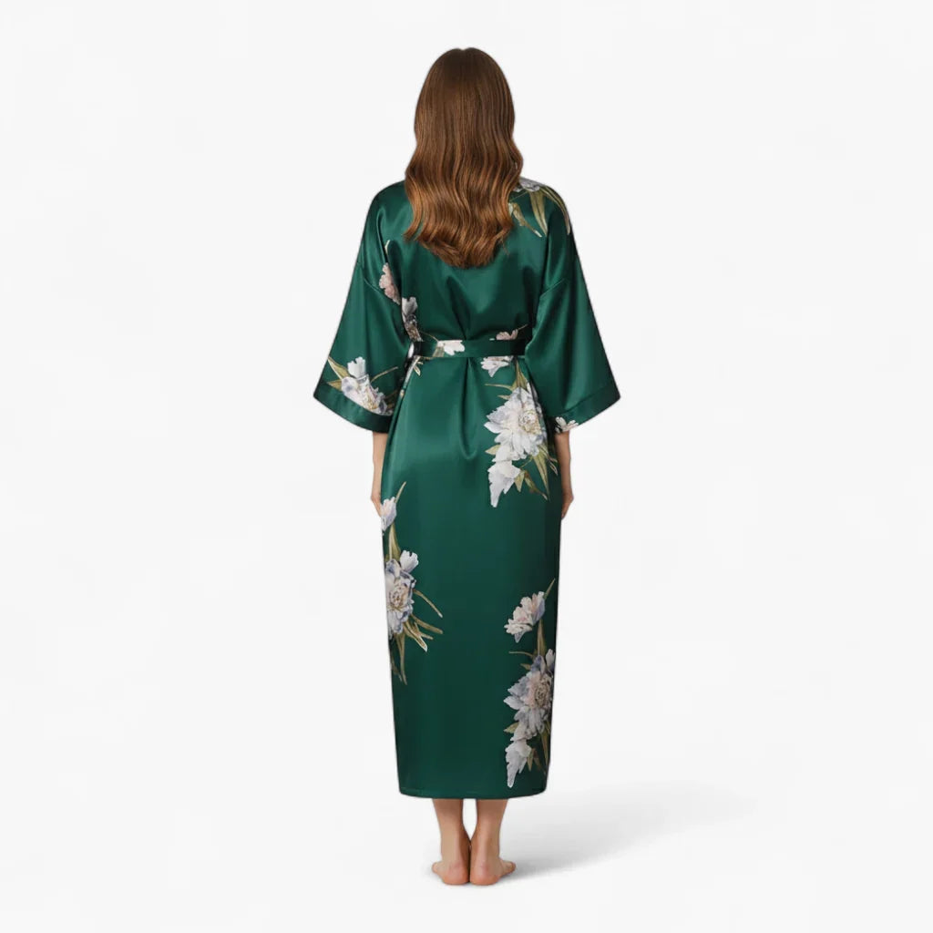 Peignoir Satin Vert — photo 3