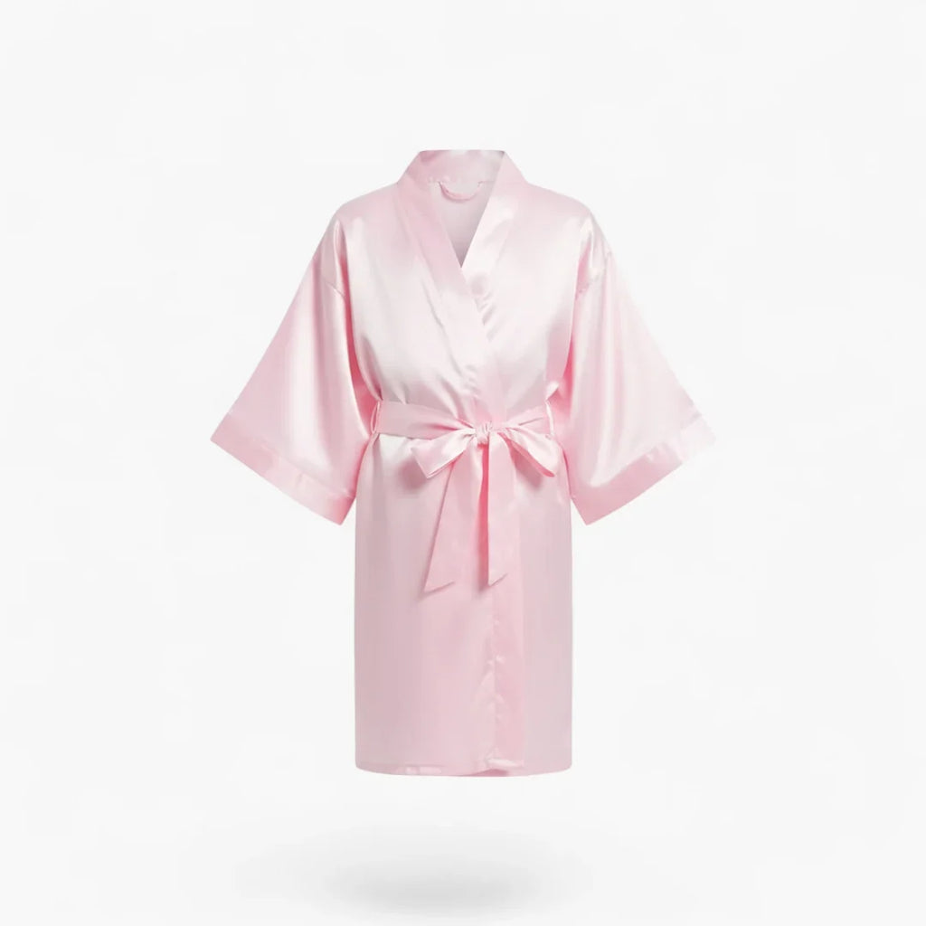 Peignoir Satin Fille Classique