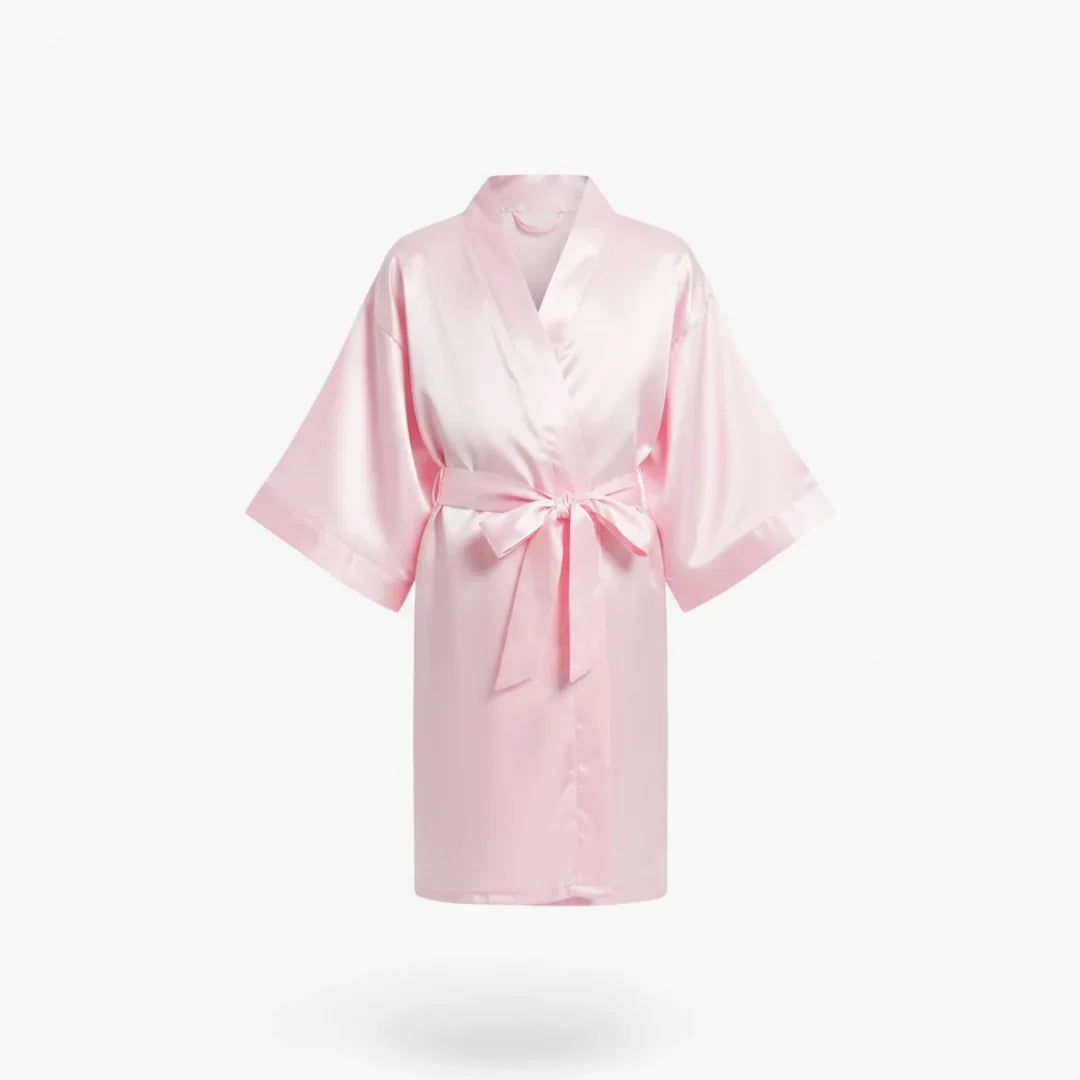 Peignoir Satin Fille Classique