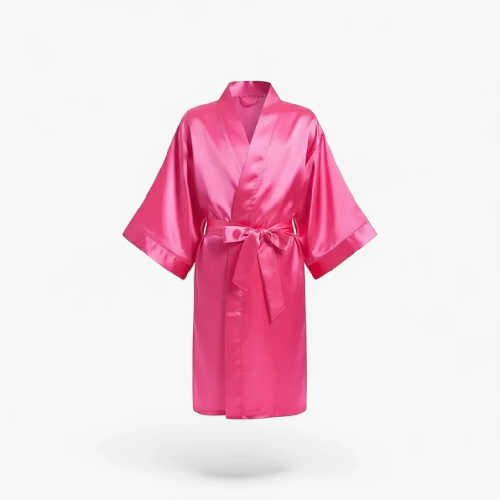 Peignoir Satin Fille Classique — photo 9