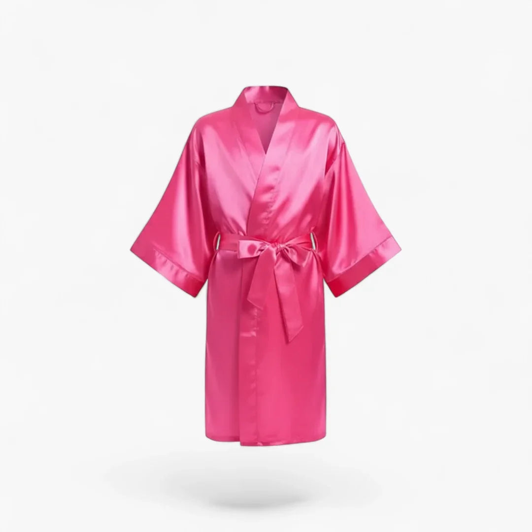 Peignoir Satin Fille Classique — photo 9
