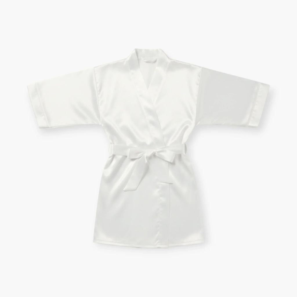 Peignoir Satin Fille Classique — photo 8