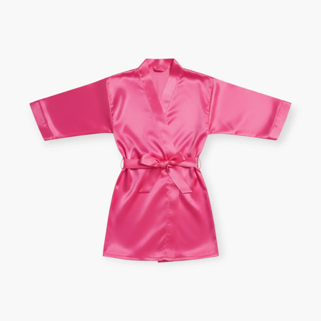 Peignoir Satin Fille Classique