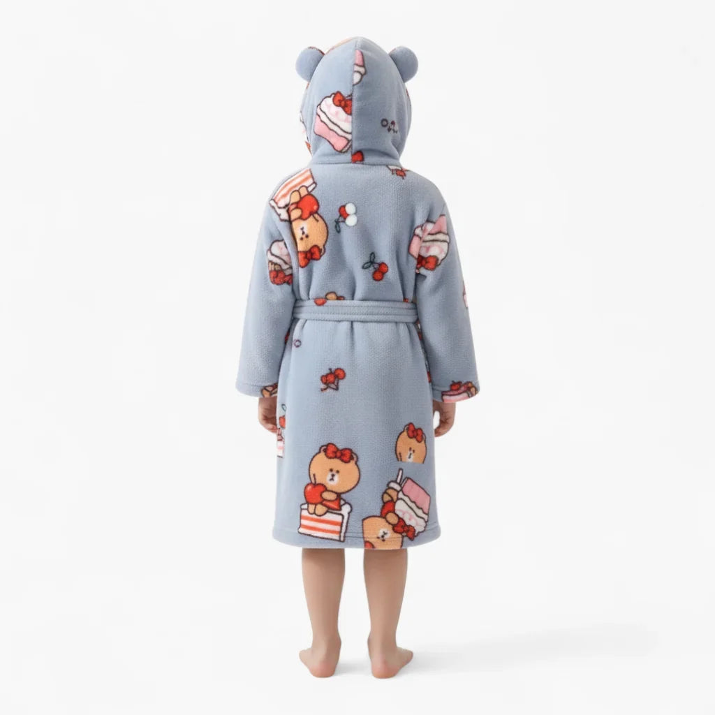 Peignoir Polaire Enfant Ours — photo 3