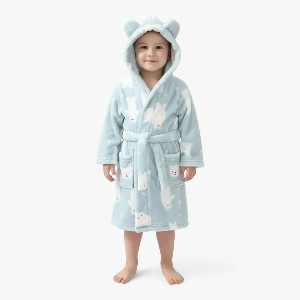 Peignoir Enfant Ours Blanc — photo 2