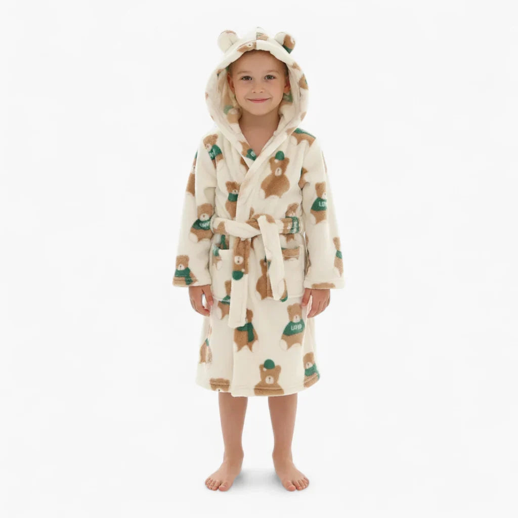 Peignoir Polaire Enfant Ourson — photo 2