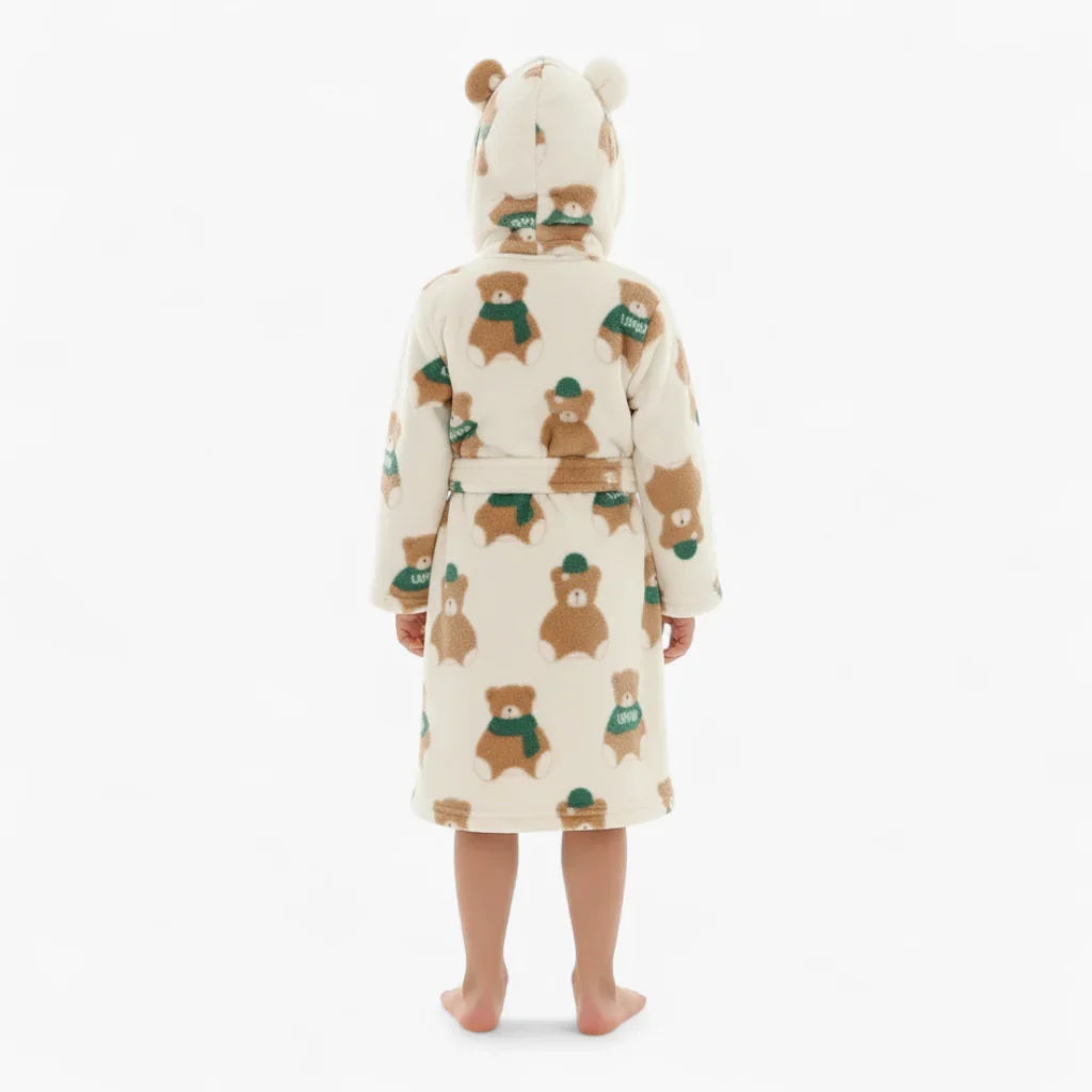 Peignoir Polaire Enfant Ourson — photo 3