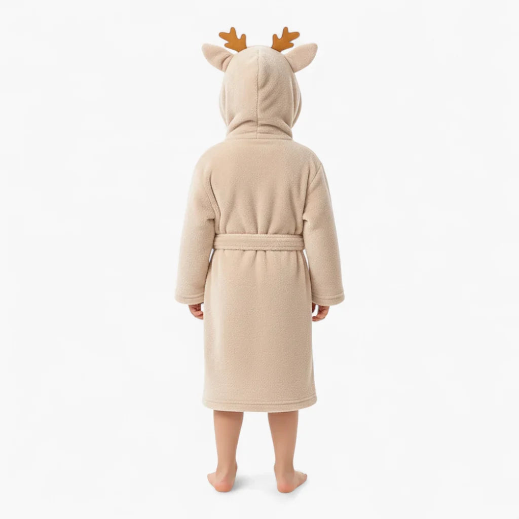 Peignoir Polaire Enfant Cerf
