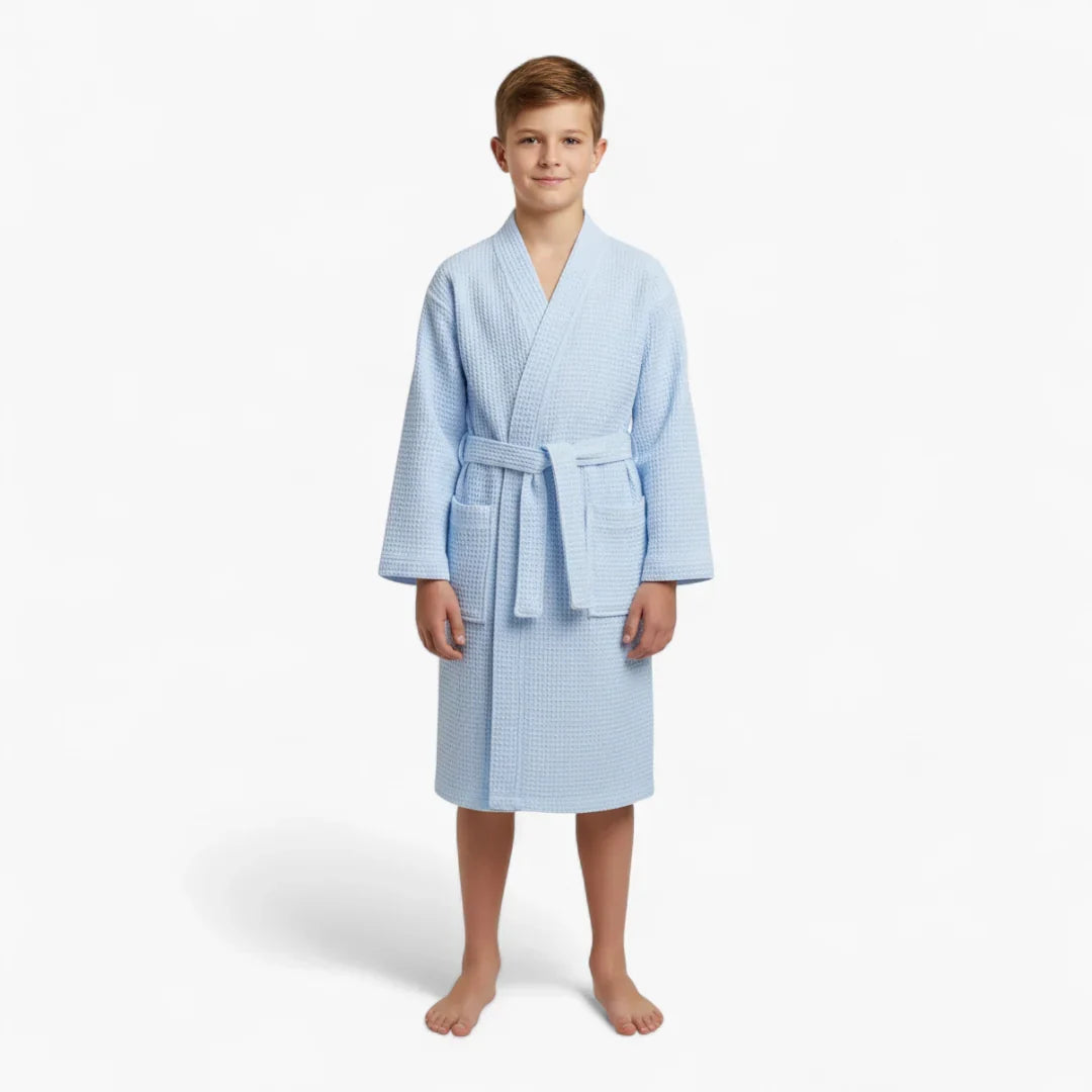 Peignoir Enfant Nid D’Abeille — photo 2