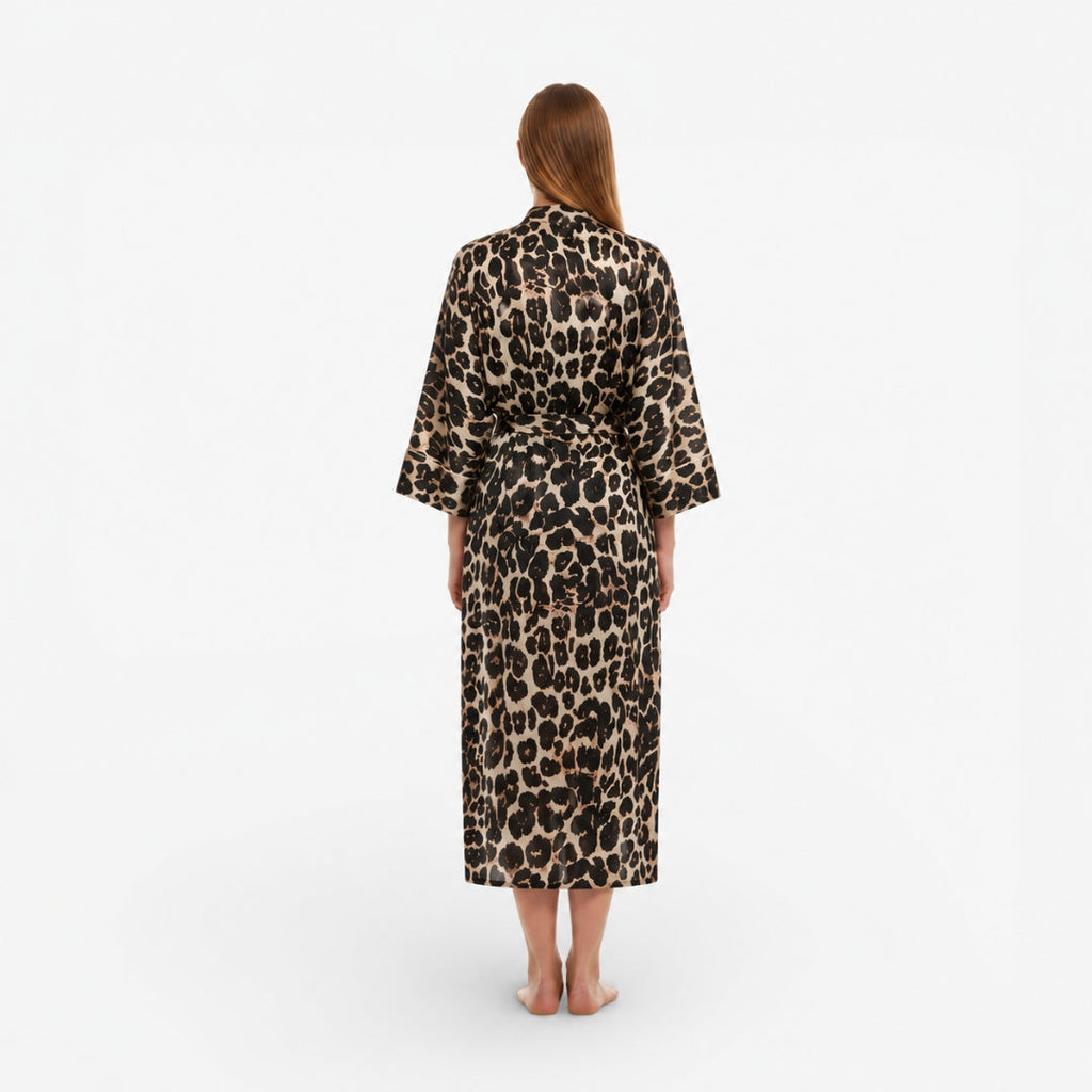 Kimono Leopard Femme — photo 3