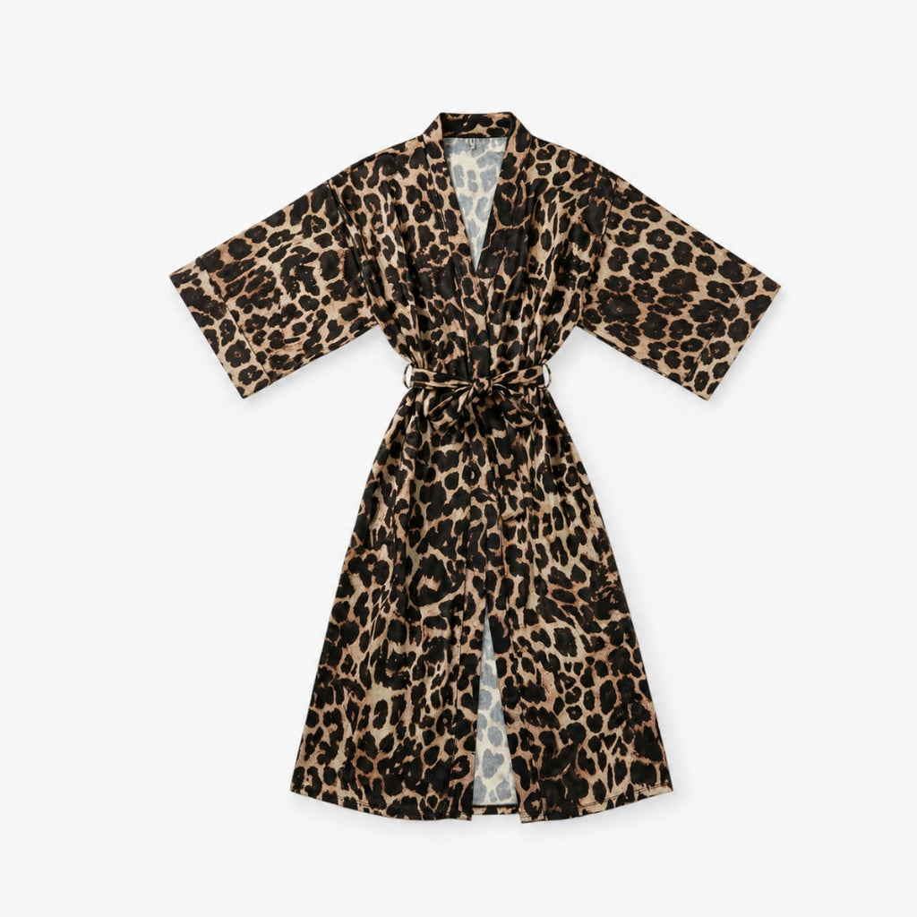 Kimono Leopard Femme — photo 4