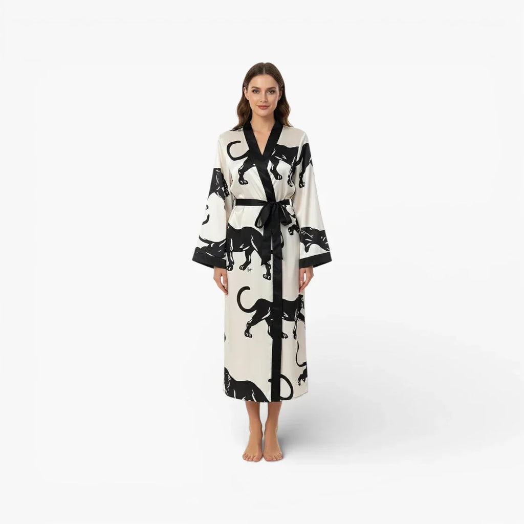 Kimono Femme Long Satin — photo 2