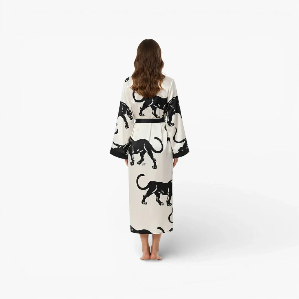 Kimono Femme Long Satin — photo 3