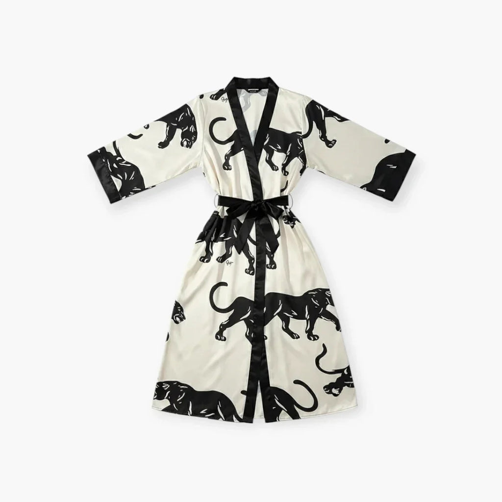 Kimono Femme Long Satin — photo 4