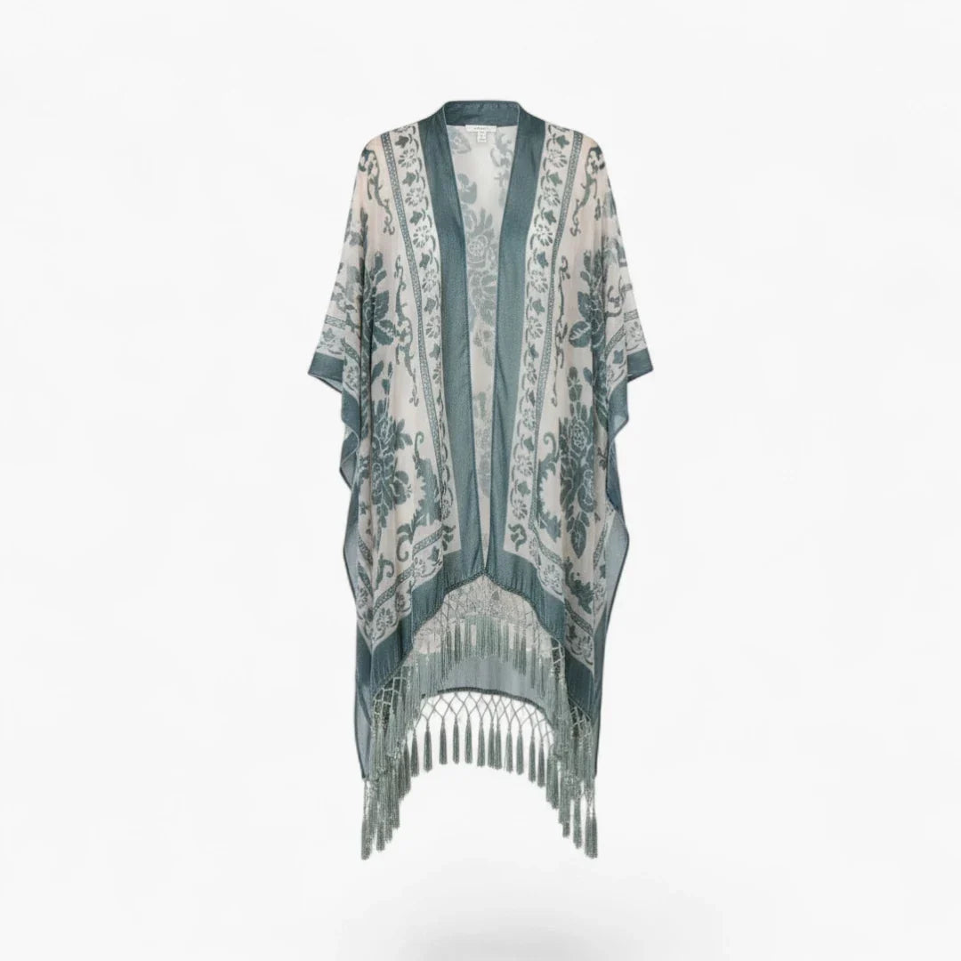 Kimono à frange tendance bohème