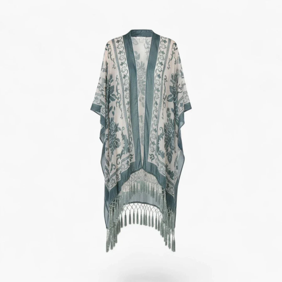 Kimono à frange tendance bohème