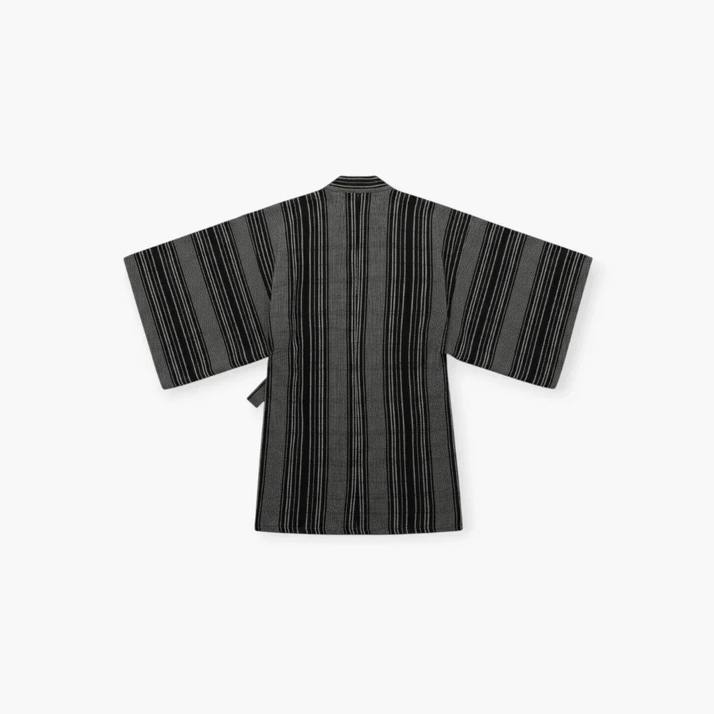 Kimono noir rayé — photo 2