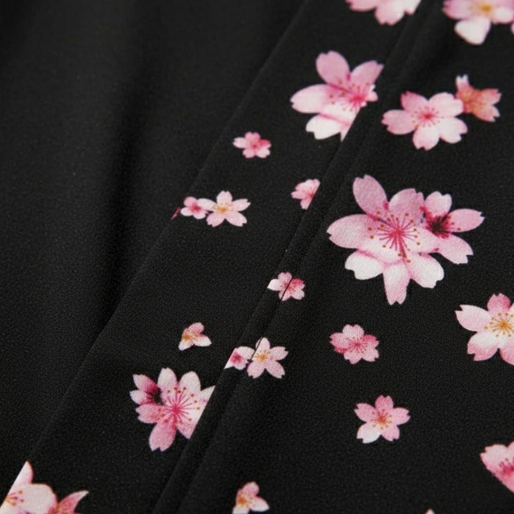Kimono traditionnel japonais fleurs — photo 3