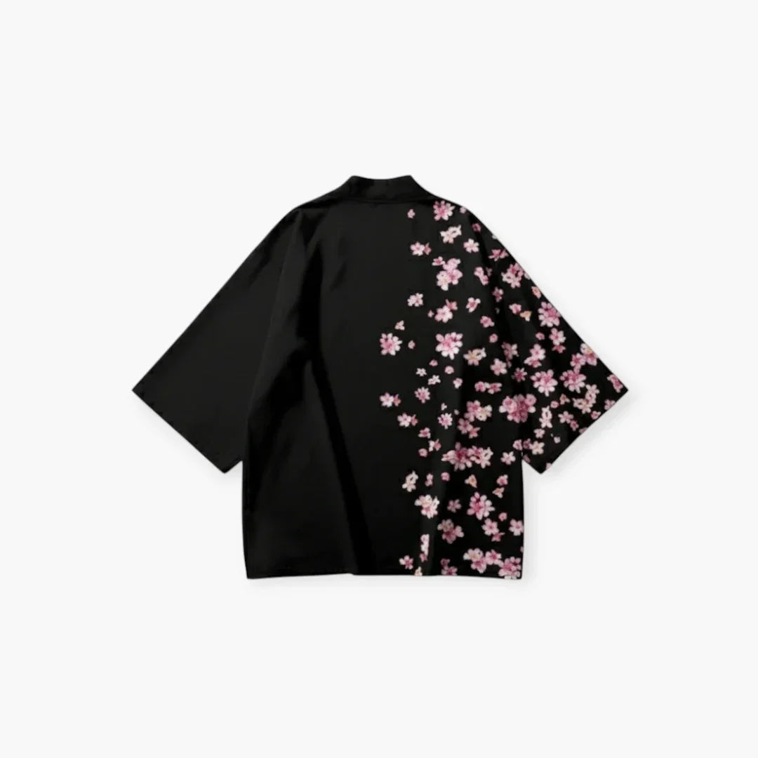 Kimono traditionnel japonais fleurs — photo 2
