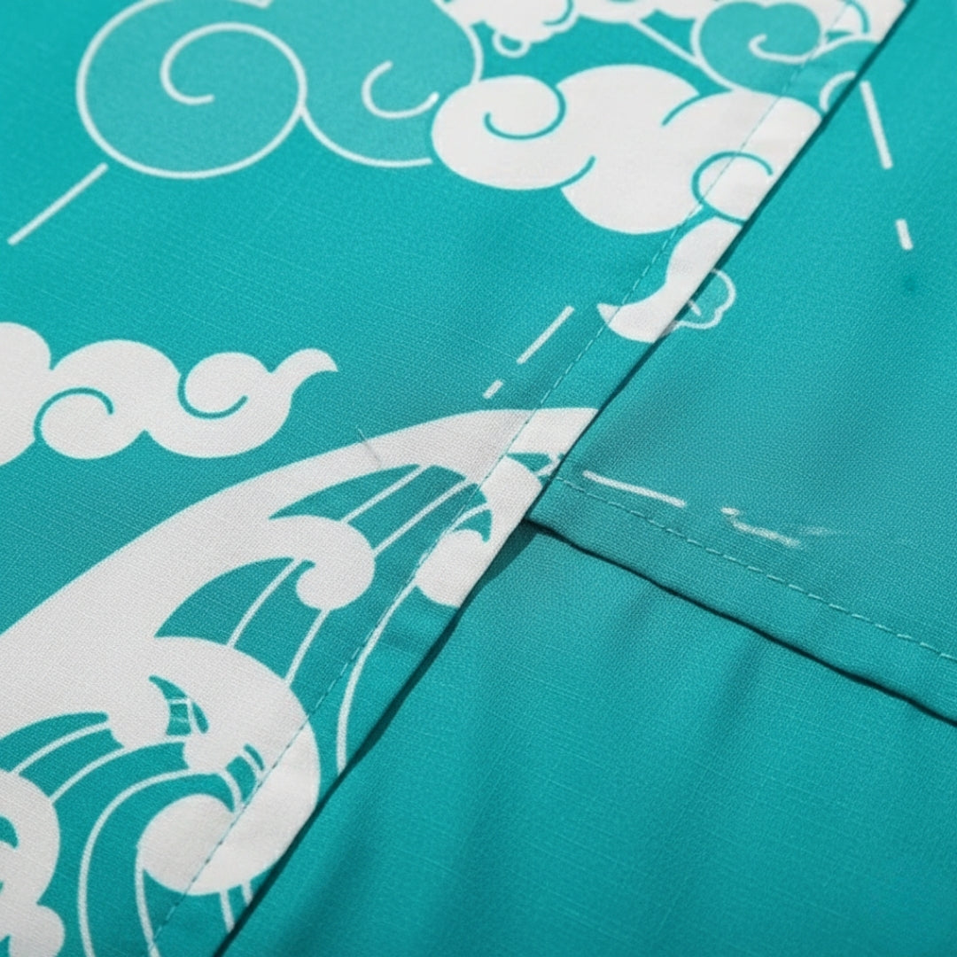 Kimono bleu turquoise — photo 3
