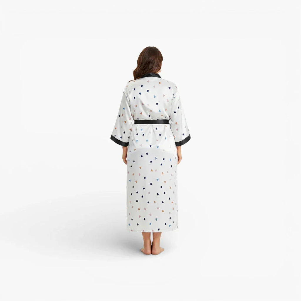 Kimono en satin pour femme — photo 3