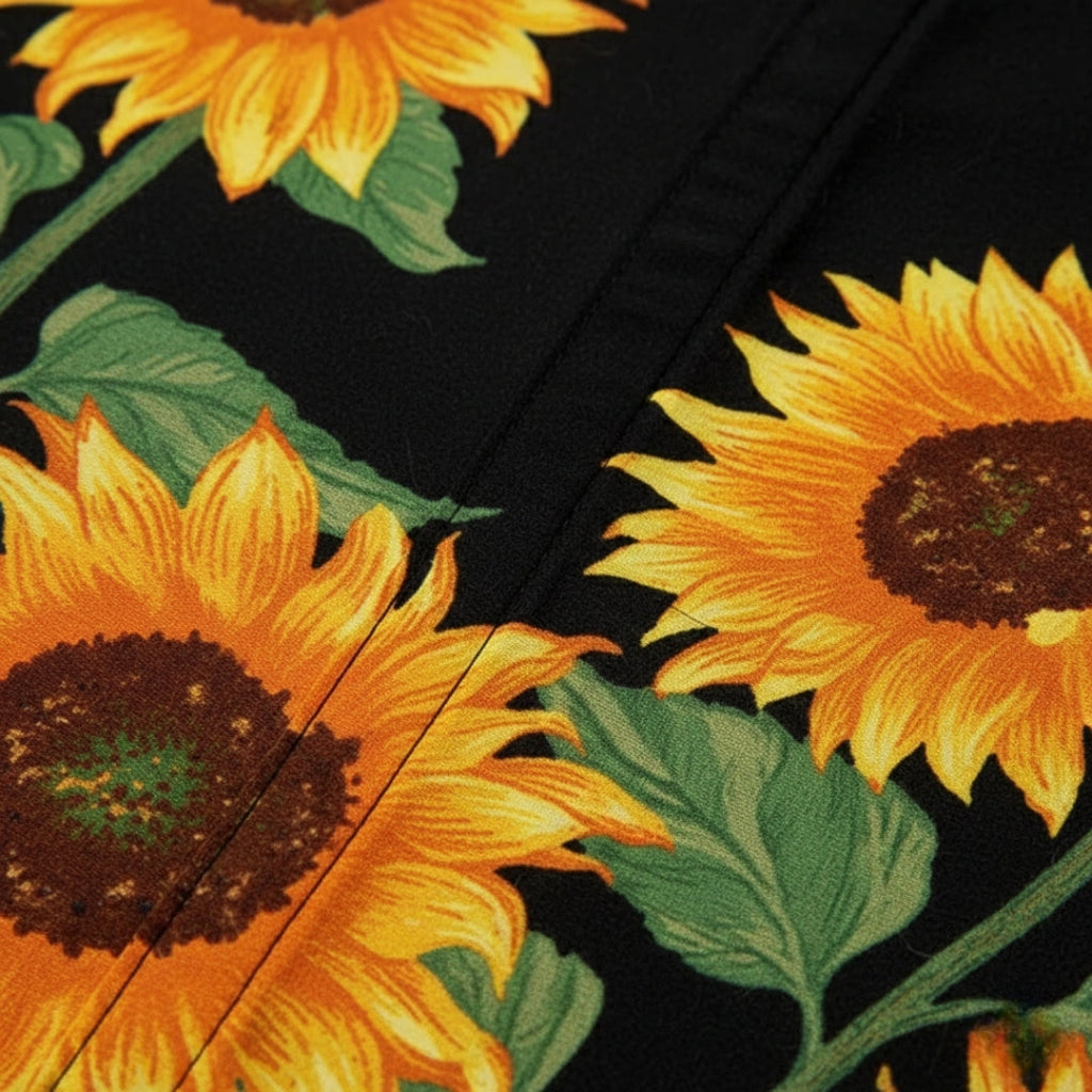 Kimono fleuri jaune — photo 3