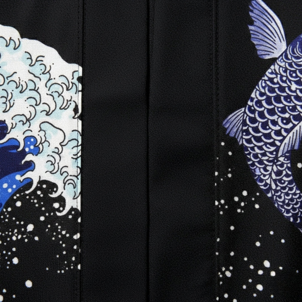 Kimono japonais carpe koi — photo 3