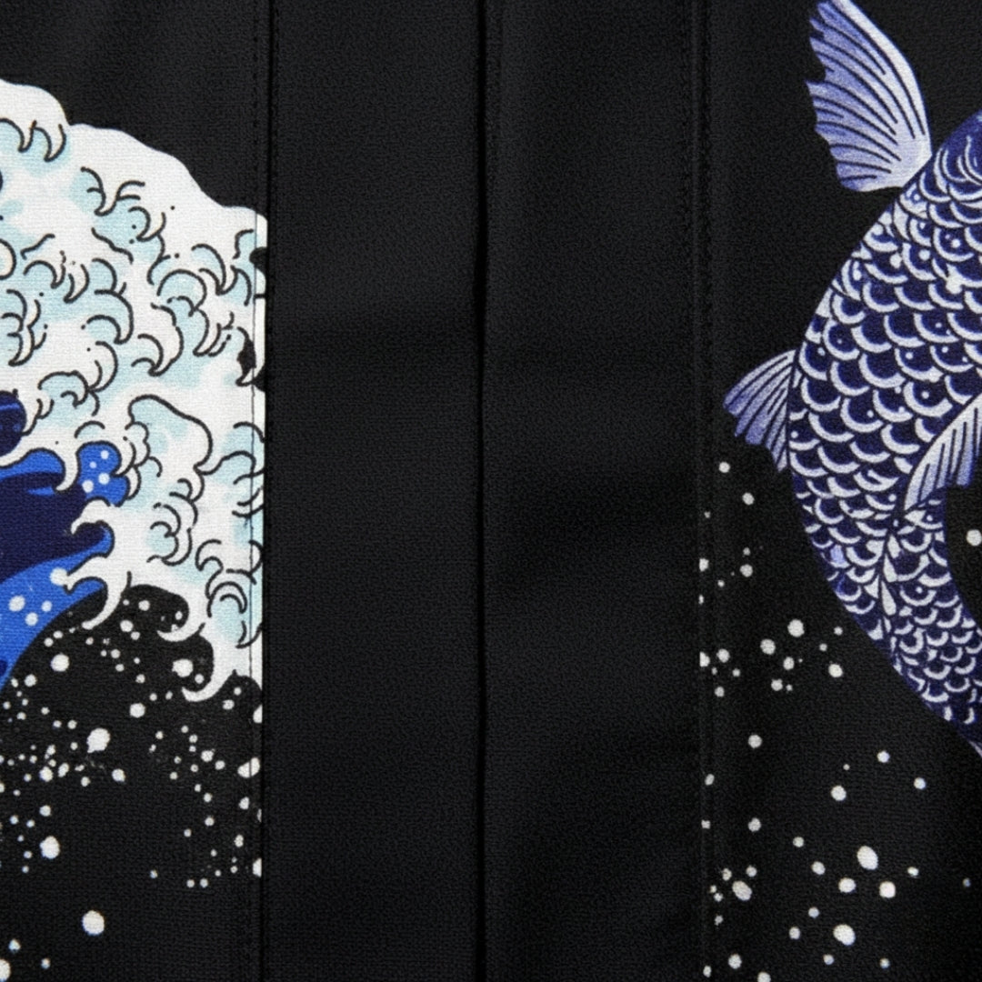 Kimono japonais carpe koi — photo 3
