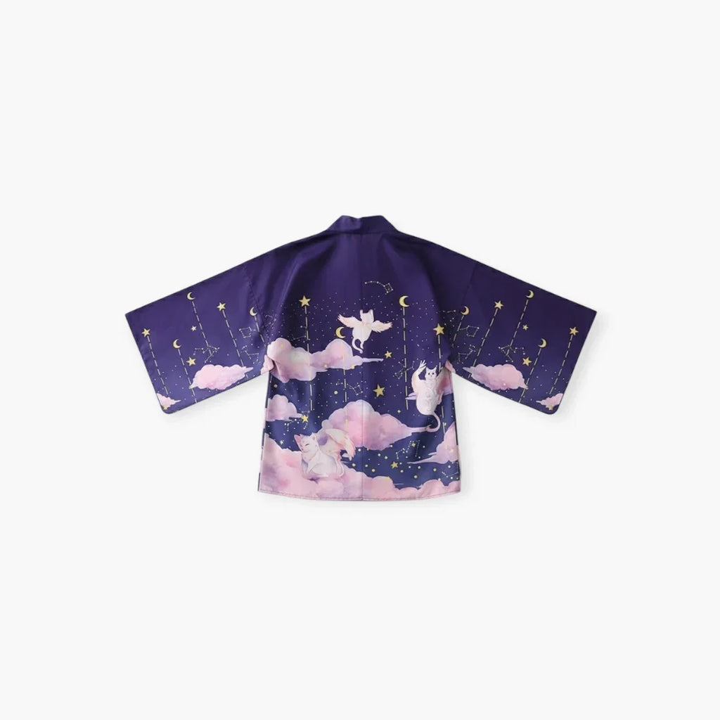 Kimono japonais traditionnel violet femme — photo 2