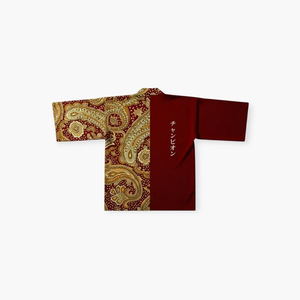 Kimono rouge bordeau — photo 2