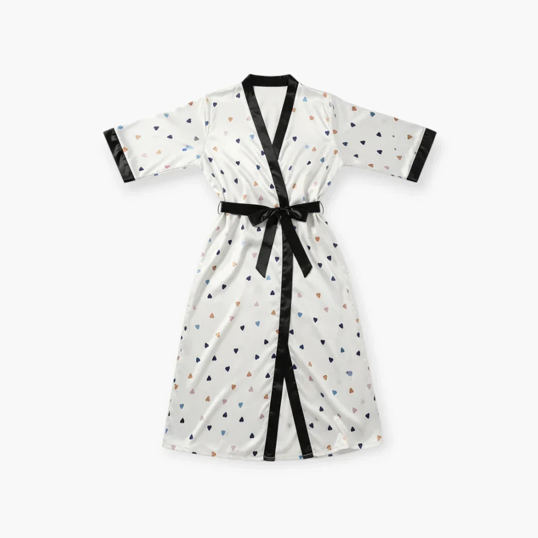 Peignoir Bain Long Blanc Femme — photo 4