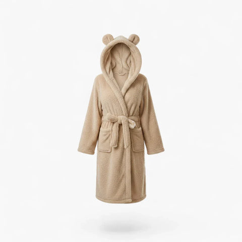 Peignoir Court Femme Polaire