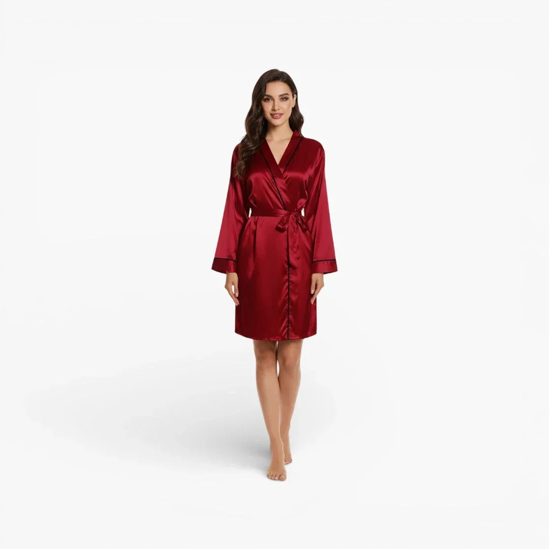 Peignoir Court Fin Femme — photo 2