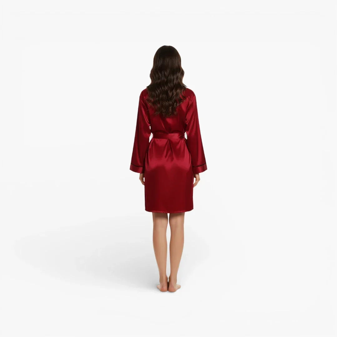 Peignoir Court Fin Femme — photo 3