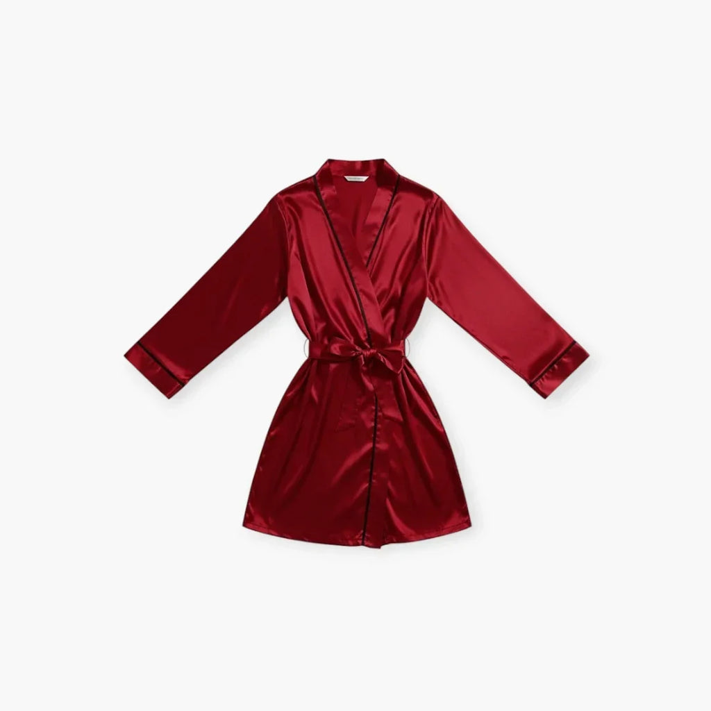 Peignoir Court Fin Femme — photo 4