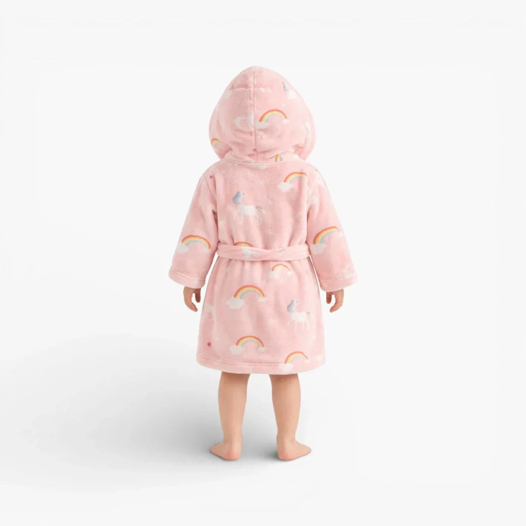 Peignoir Enfant Arc en Ciel Tissu Polaire — photo 3